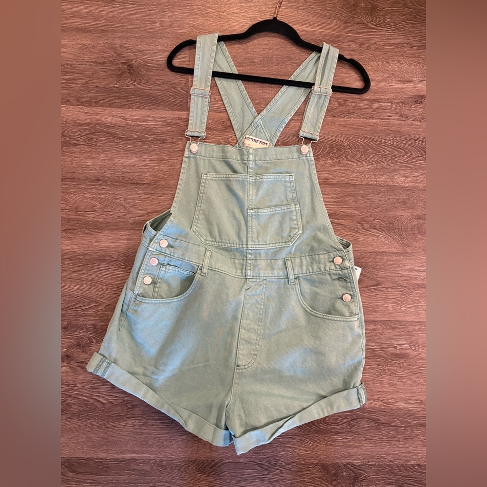 Free People Teal Jumpsuit - Picture 4 of 6
